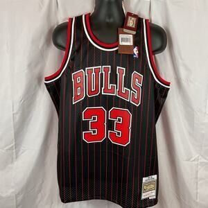 Mitchell & Ness 1995 Chicago Bulls Basketball Jersey Men XL Scottie Pippen NEW